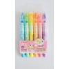 6 Marcatextos Resaltador Con Punta Estrella Kawaii