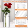 Scawim 48Pcs Clear Vases for Centerpieces, 4,6,8,10 Inch Glass Cylinder