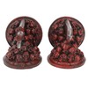 Furious Dragon Slayer Bookends Set for Practical Book Decoration, Resin
