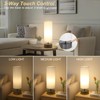 Touch Table Lamp, 3-Way Dimmable Modern Minimalist Accent Bedside Lamp