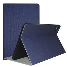 AKNICI Case for Teclast T60Plus 90Hz Tablet 12 Inch Ultra Thin PU Leather Folio Protective Case with Car Sleep Wake Soft TPU Back Cover Flip Stand Blue