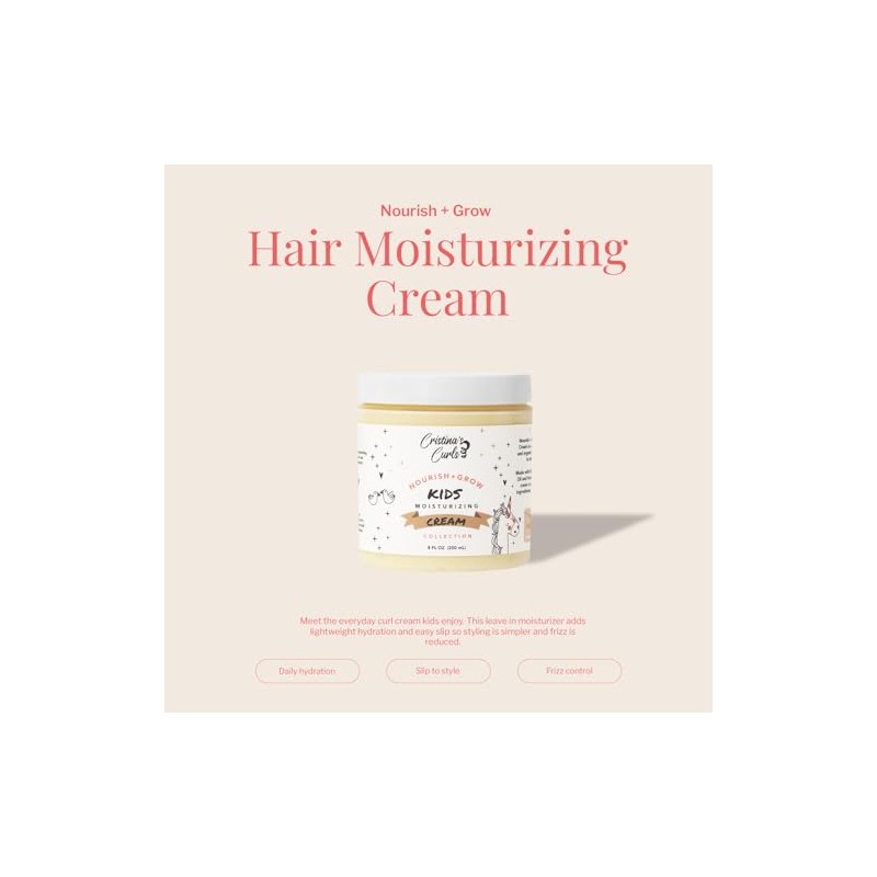 Cristina's Curls Hair Moisturizing Cream For Kids – Leave In