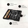 Masirs Expandable Bamboo Kitchen Drawer Organizer - Adjusts To Drawer