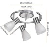 HiBay LED 3-Light Track Lighting Kit, Adjustable Ceiling Light Fixture