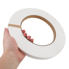 3/4inch x 164 ft White Melamine Edge Banding Roll Iron on Pre-Glued Heat-Activated Flexible Veneer Edging for Furniture, Cabinets, DIY Woodworking