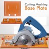 Cutting Machine Base Plate 25x28cm Saw Table Base Plate PP