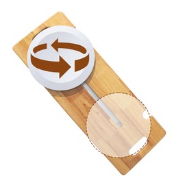 Slide Transfer Board,Slide Board with Turntable, FSA Eligible, Make Transfers Easier,Heavy-Duty Sliding Board for Patient Senior and Handicap Move Assist and Slide Transfer,Wheelchair to Bed/Car