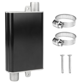 Silencer, Auxiliary Heating Accessories, Silencer for Emergency Generator, Auxiliary Heater, Diesel Heater, for Eberspacher/Webasto (Black)