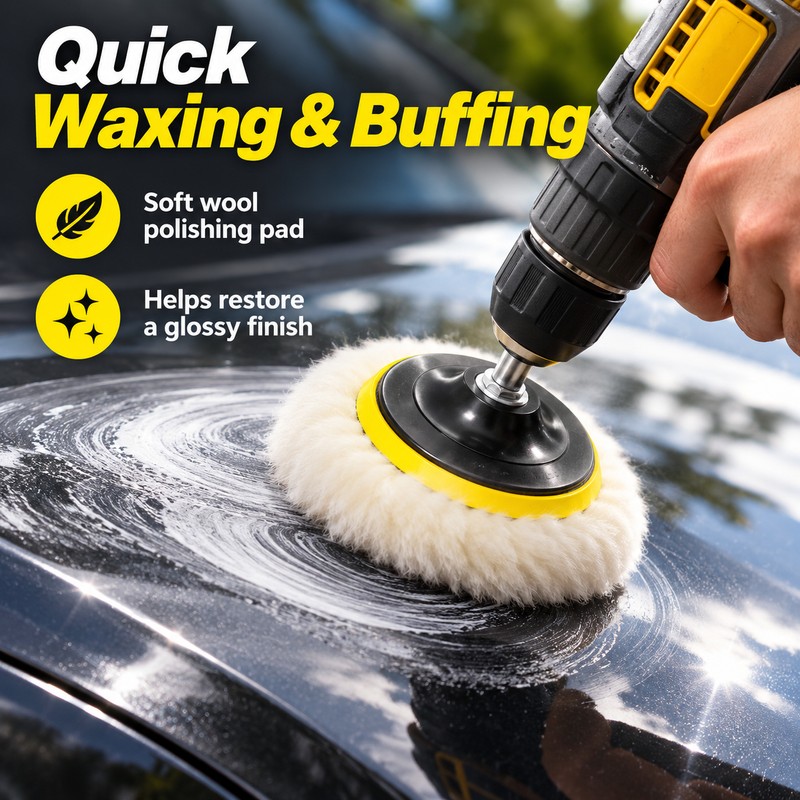 Car Polishing Pad Kit for Auto Waxing & Buffing –