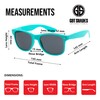 Got Shades Wholesale Bulk Unisex 80's Retro 100% UV Sunglasses