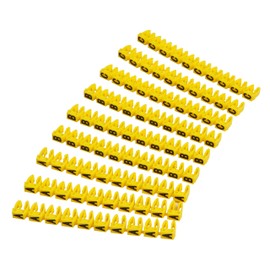 MC Power Cable Marker Clips for Cables up to 4 mm, Printed with Letters A-B-C, Pack of 90