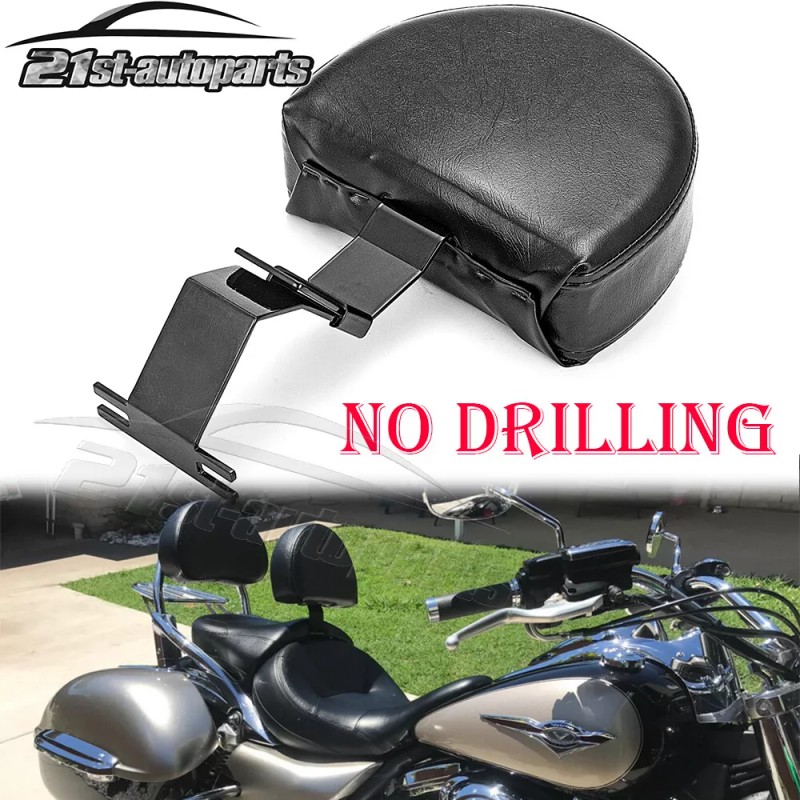 21ST Driver Backrest + Pad Mount Quick Release Fit Kawasaki