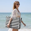 Becokan Beach Bags for Women Large Canvas Beach Tote Bag