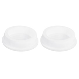 sourcing map 2Pcs White Plug Holes, Waterproof Rubber Button Plug for 56mm / 2.2" Hole