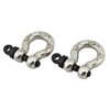 Hot Racing ACC808X08 1/10 Scale Aluminum chrome Tow Shackle D-Rings