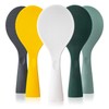 FireKylin Silicone Standing Rice Spatula with Non-Stick Paddle, Heat Resistant