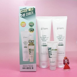 MakePrem Free Make Prem Moisture Cleansing Foam 150mL + 150mL + PDRN Cleansing Milk 21mL / 증정 메이크프렘 모이스처 클렌징폼 150mL + 150mL + PDRN 클렌징밀크 21mL