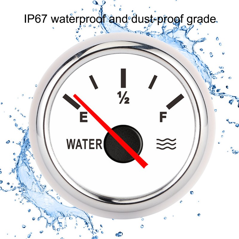 2in Pointer Water Liquid Level Gauge High Accuracy Universal for