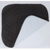 ComfortCare, Black, Washable Incontinence Pad Bed Protector Sheet, (Chair pad,