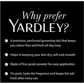 2 x 100gm Yardley London Gold Deodorizing Talcum Powder for Men