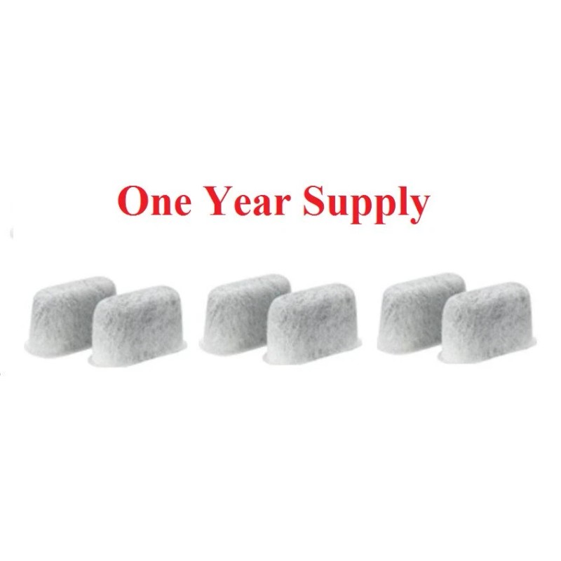 Gold Tone Charcoal Water Filters For Cuisinart Coffee makers -