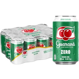 GUARANA ANTARTICA DIET SODA 12oz. - 12 pack.