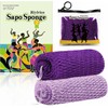 Esponja de red africana exfoliante para la ducha con bolsa