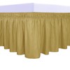 PureFit Wrap Around Ruffled Bed Skirt with Adjustable Elastic Belt