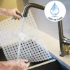 rflaueo 2pcs 12.5x15.7in Kitchen Sink Mats Non-Slip Sink Protector Sinks