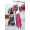 EARKOHA Womens Casual High Waist Tie Paisley Print Long Maxi