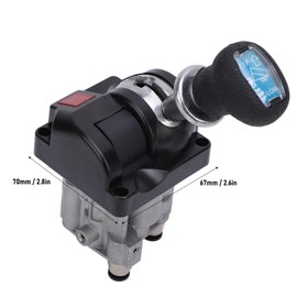 Dump Truck Tipper Switch Control Valve Proportional Air Fitting Valve for Hydraulic System, 3 Holes, 3 Working Position, Remote Operation, Wide Application