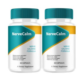 NerveCalm 2-Pack Nerve Calm Capsules, NerveCalm Max Strength Advanced Formula-120 Capsules