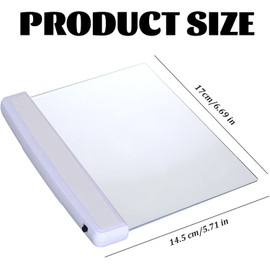 Luz de lectura LED plana ajustable Peosaard para libros en la noche