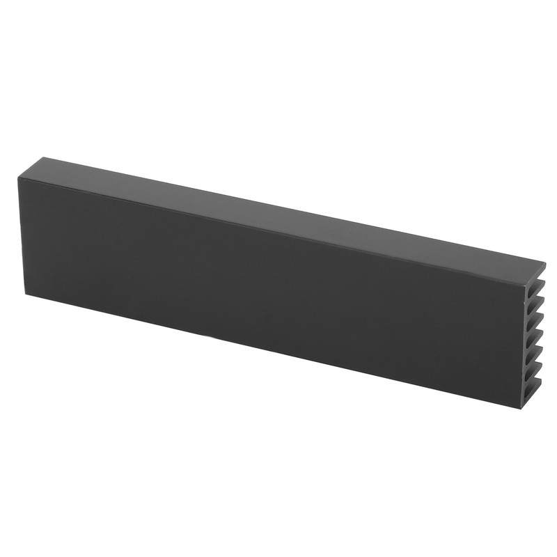 5Pcs Heat Sink Black Aluminum Radiators for CPU Amplifiers Modules