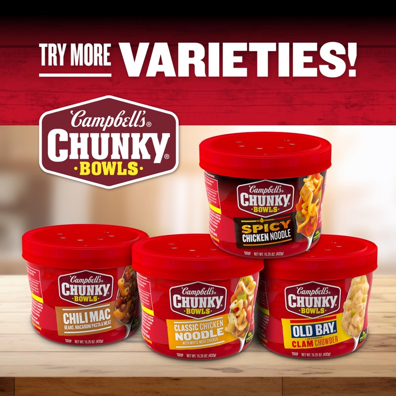 Campbell's Chunky Soup, Spicy Chicken & Sausage Gumbo Soup, 15.25