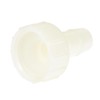 sourcing map ABS Hose Connector Fitting Coupling 10 mm Barb
