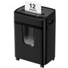 Bonsaii 12 Sheet Paper Shredder for Home Office, Heavy Duty