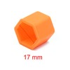 uxcell 20pcs 17mm Rubber Car Wheel Tire Tyre Nut Screw