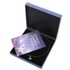 Budawi Gift Set Shooting Star Real Meteorite Pendant with Chain