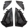 TUSK Plastic Lower Door Inserts Black Durable UTV Side Protection