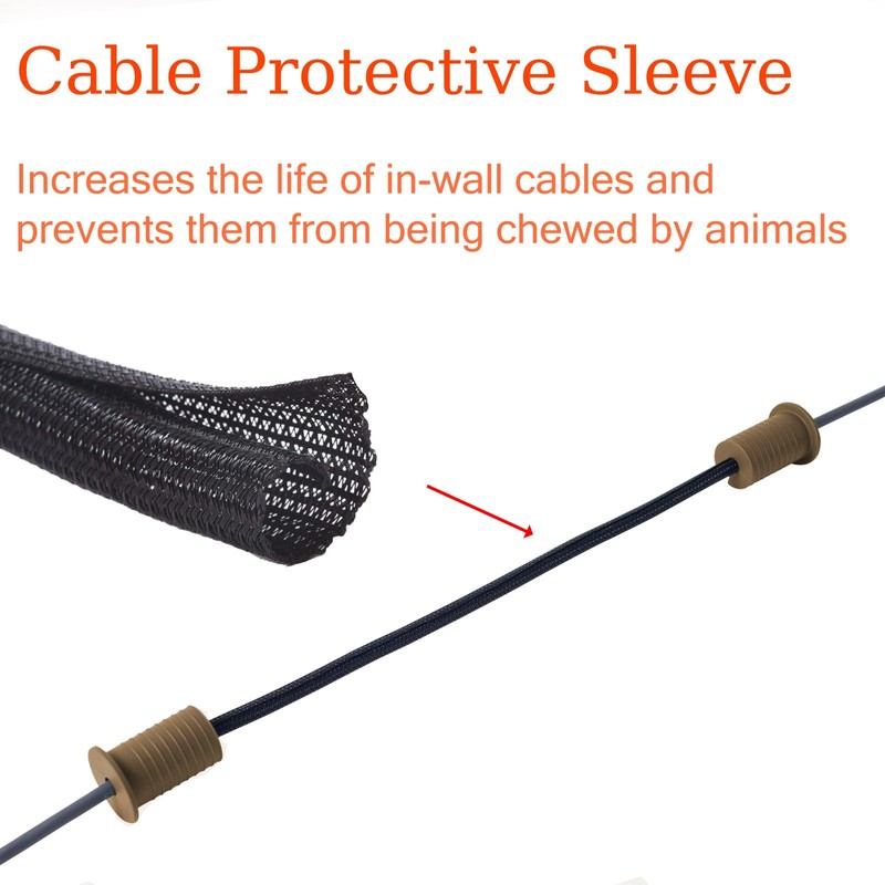 MYZHRE Starlink Cable Routing Kit,Starlink Cable Installation Kit,Starlink Mounting Accessories,2*