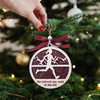 Marathon Runner Christmas Ornament, Cross Country Ornament, 2 Layered Wooden