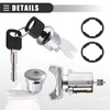 Motoforti Ignition Switch Lock Cylinder, Door Lock Cylinder Kit, for