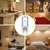 Haraqi 10 Pack G9 Halogen Bulbs 25W 230V 2800K Warm
