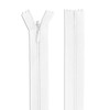 MARARDI [Pack 5] Invisible Zippers [White] Nylon [50 cm] Sewing