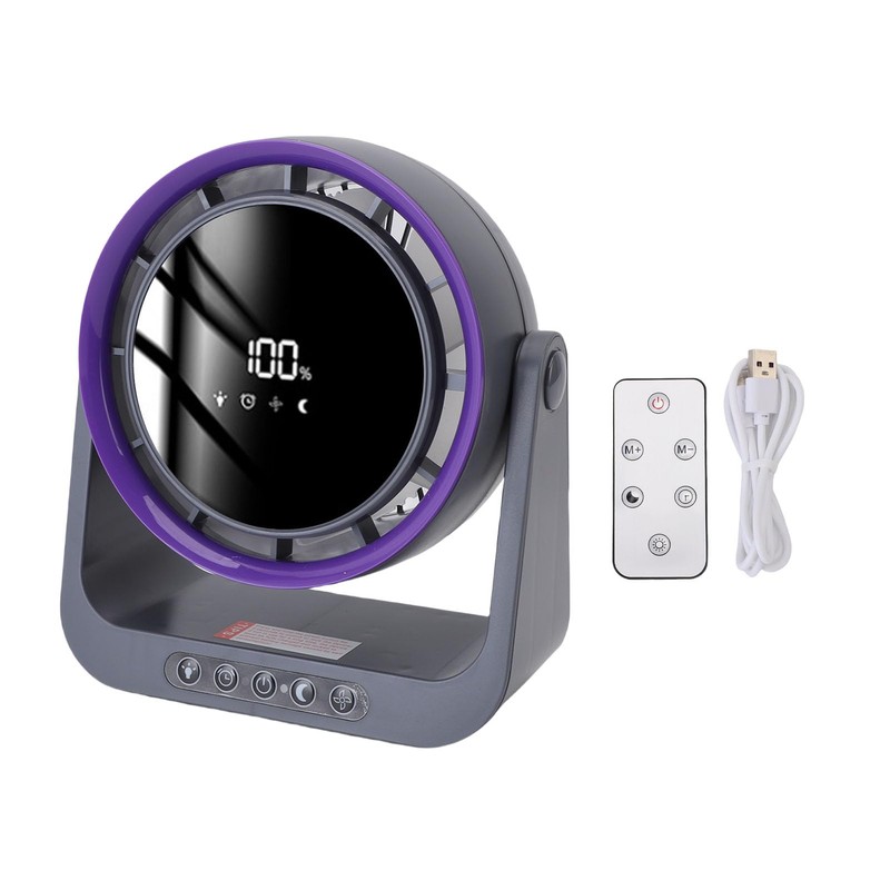 Generic Air Circulator Fan, USB Digital Display Desk Fan with