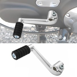 TDZ 1Pc Chrome Mid Control Shift Lever + Shifter peg for Harley '04-'22 Sportster XL 883 1200, Replaces OEM # 34660-04A