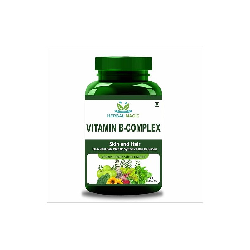 Herbal Magic's Pure & Natural Blend -Vitamin B-Complex 60 Veg