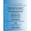 Kaizen Benefits Poster, 22" X 28", Made in The USA