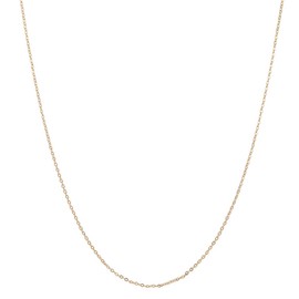 Etvryls 14k Yellow Gold Twisted Rope Chain Necklace for Women (Sizes: 0.7 mm, 0.9 mm, 1 mm) (0.7mm, 14inch)